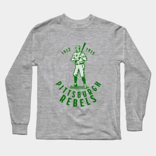 Historic Pittsburgh Rebels Baseball 1912 Long Sleeve T-Shirt